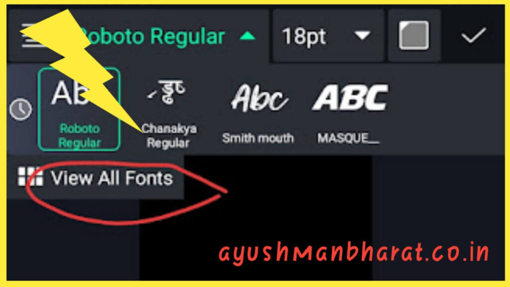 How to add stylish Hindi font in alight motion